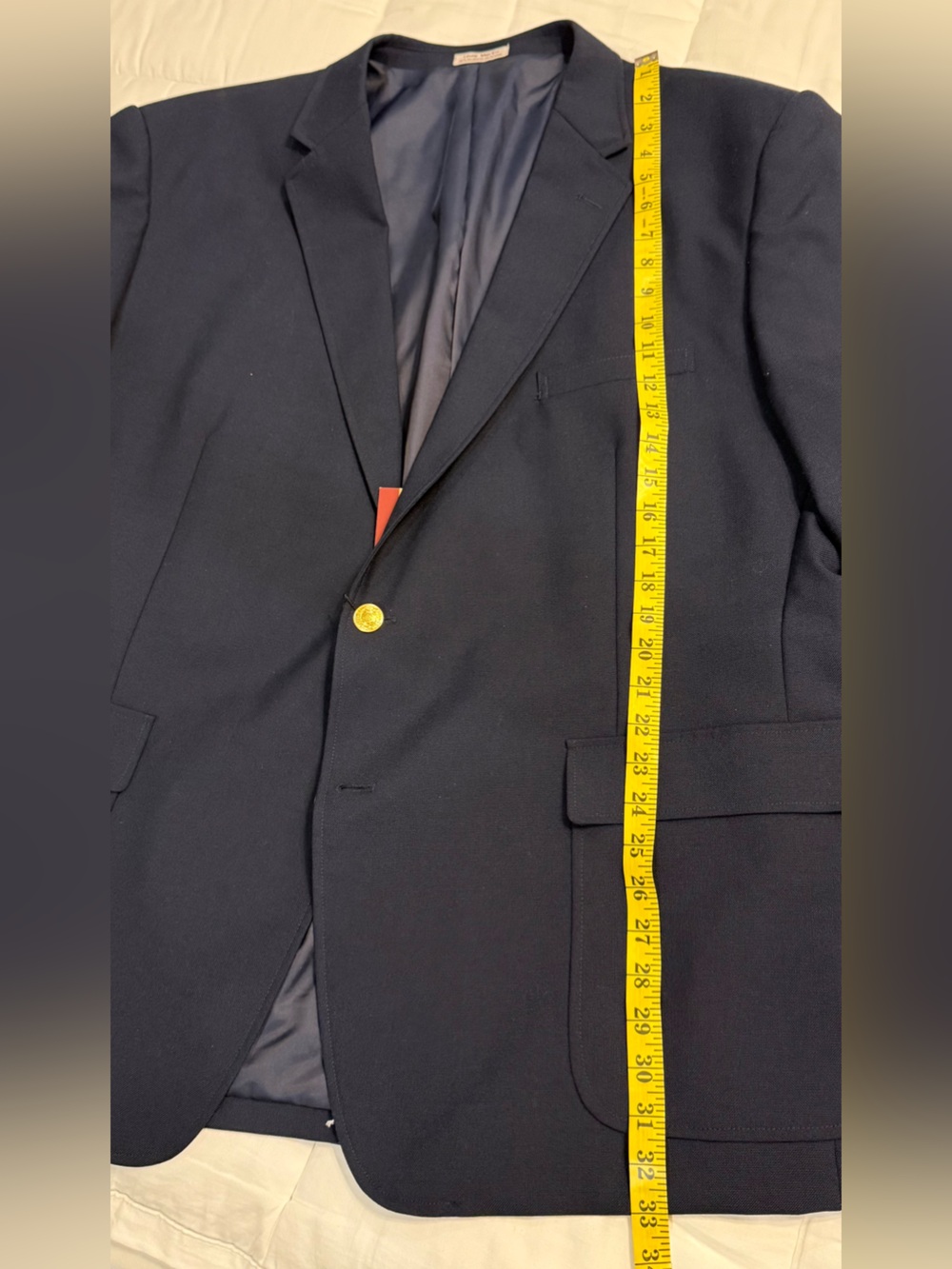 Men’s Louis Martin Navy Sport Coat. Size 52R. New with tags. - Picture 7 of 9